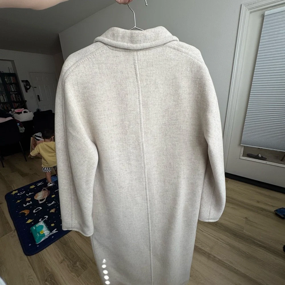 Babaton Cream Slouch Coat - Picture 3 of 5